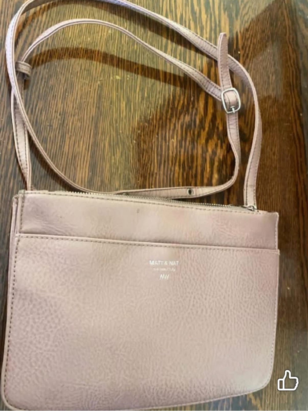 Matt & Nat Dusty Mauve Vegan Leather Crossbody